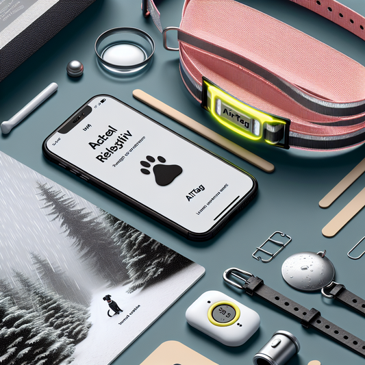 Seasonal Care: Using Reflective AirTag Collars in Rainy or Snowy Weather