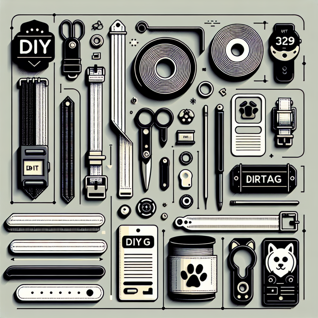 DIY Reflective Bands + AirTag Holder for Pet Collars