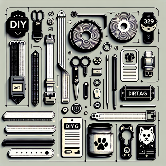 DIY Reflective Bands + AirTag Holder for Pet Collars