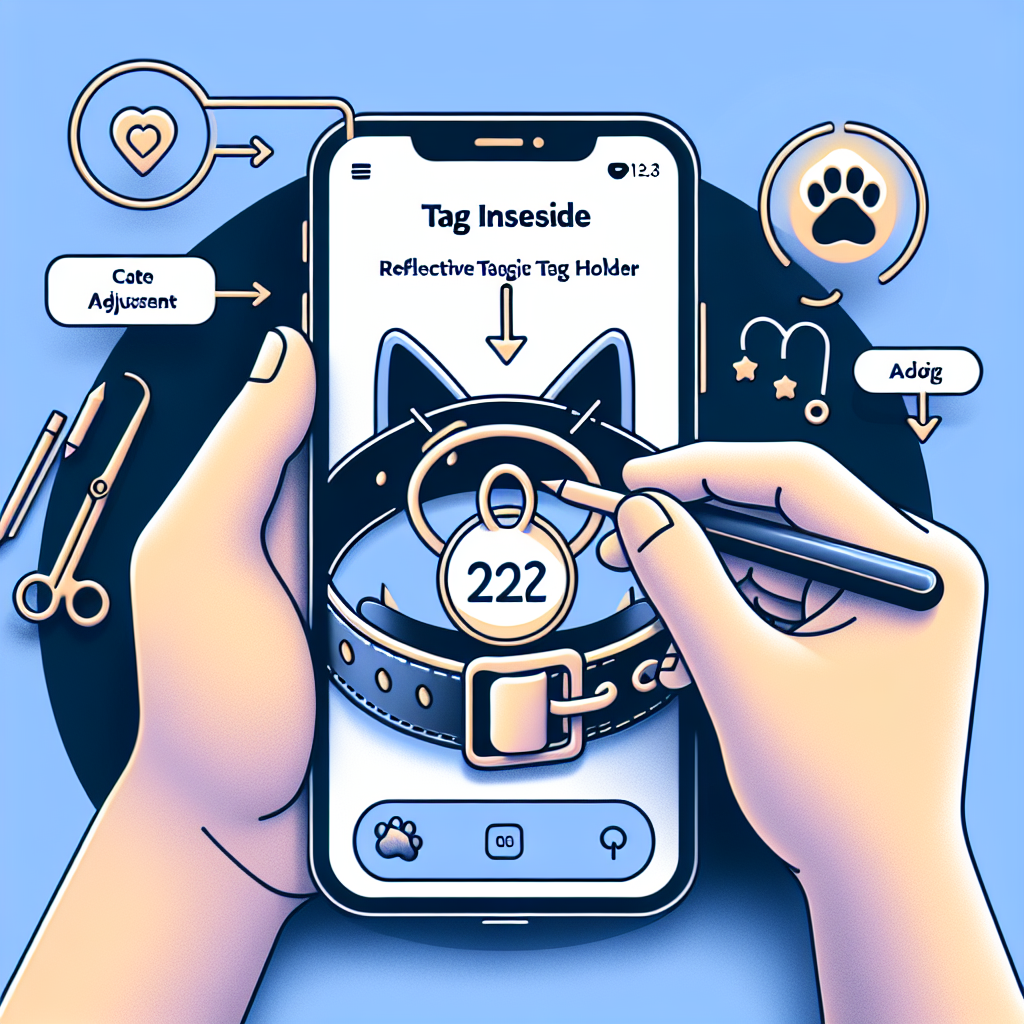 How to Install a Reflective AirTag Holder Inside a Cat Collar