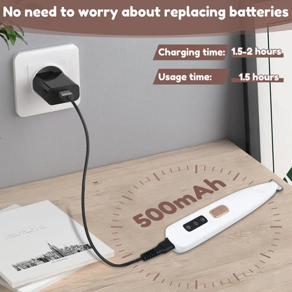 Paw Trimmer with LED Light -  Waterproof, 18Mm Widen Blade