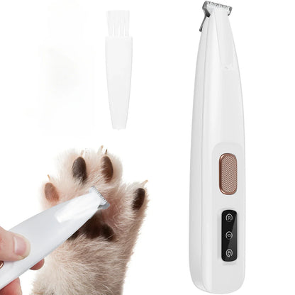 Paw Trimmer with LED Light -  Waterproof, 18Mm Widen Blade
