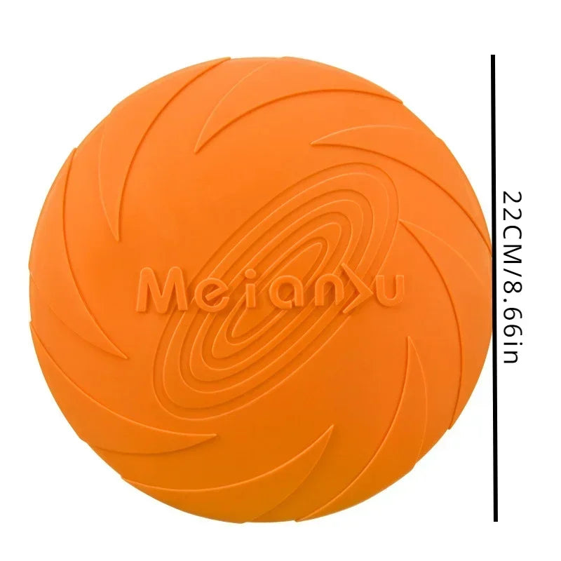 Multicolour Silicone Frisbee Dog Toy