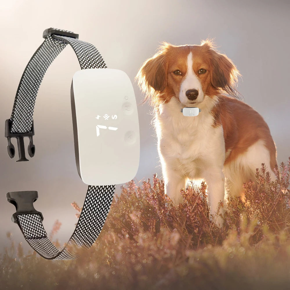 Smart Dog Bark Collar, Automatic Bark Training Collar with 3 Modes Sound/Vibration/Shock